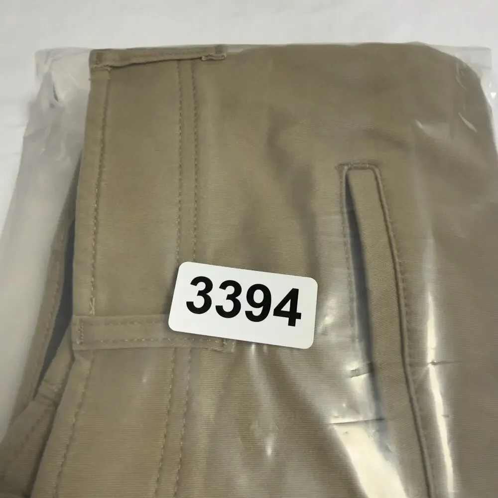 Lee Extreme Motion MVP Pants Mens 34x30 Khaki Relaxed Straight Leg